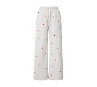 Abercrombie & Fitch Pantalon 'SUNDAY' gris clair / rouge, Taille 34
