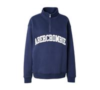 Abercrombie & Fitch Sweat-shirt beige clair / bleu marine / blanc, Taille S