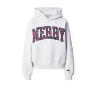 Abercrombie & Fitch Sweat-shirt bleu foncé / gris clair / bourgogne / blanc, Taille M