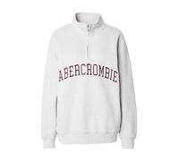 Abercrombie & Fitch Sweat-shirt gris / bordeaux, Taille XS