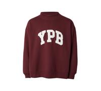 Abercrombie & Fitch Sweat-shirt lie de vin / blanc, Taille S