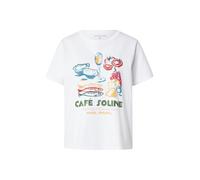 Abercrombie & Fitch T-shirt 'HEIRLOOM ROMANTIC' jaune / rouge / blanc, Taille S