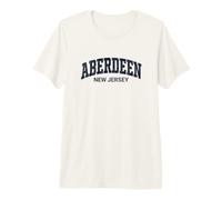 Aberdeen New Jersey Distressed Town Pride T-Shirt Haut de Gamme