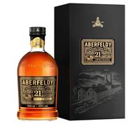 Aberfeldy 21 ans Highland Scotch Single Malt Whisky, 40 % vol., 70 cl, avec Étui Cadeau, Maturation en Fûts de Chêne, Affinage en Fûts de Bourbon et de Sherry, 700 ml