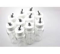 ABEST NOUVEAU 10PCS Airbrush Air Brush bouteille plastique pot 100cc / Standard d'aspiration couvercle AB-P8