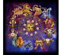 ABEUTY Kit de peinture diamant 5D à faire soi-même - Motif signes du zodiaque