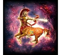 ABEUTY Kit de peinture diamant 5D à faire soi-même - Strass - Zodiaque - Sagittaire - Peinture avec diamants - Sagittaire