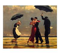 ABEUTY Peinture par numéros pour adultes débutants - The Singing Butler par Jack Vettrio, 1992 célèbres peintures numérotées 40,6 x 50,8 cm (sans cadre)