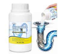 Abflussreiniger, Rohrreiniger Entfernt Schnell Haare, Fett und Seifenreste, Abflussreiniger Geeignet für Badezimmer, Küche und Toilette, Sicher für Alle Rohre und Septikanlagen (260g)
