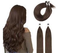 ABH AMAZINGBEAUTY HAIR Extensions Cheveux Réels 60 cm Couleur #4 Brun Chocolat Cheveux Vrais 50 g 50 S Cheveux Humains soyeux