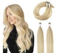 ABH AMAZINGBEAUTY HAIR Itip Extension Cheveux Vrais Préliés Extensions de Teinture Blonde Sale avec Extensions Blondes Blanchissant 50S 50g 40cm #P18/613