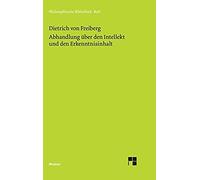 Abhandlung Über Den Intellekt Und Den Erkenntnisinhalt