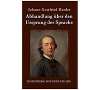 Abhandlung Über Den Ursprung Der Sprache