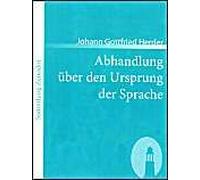 Abhandlung Über Den Ursprung Der Sprache