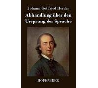 Abhandlung Über Den Ursprung Der Sprache