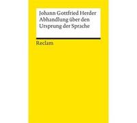 Abhandlung über den Ursprung der Sprache Herder (Auteur)