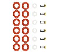 ABHBVGZFZT injecteur de Carburant Essence pour Volvo C70 S60 S70 2.4 .5 6 Jeux D'injecteurs De Voiture Kit Réparation Joints D'injecteur Carburant Toriques Filtre