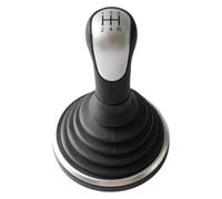 ABHBVGZFZT Pommeau De Levier De Vitesse Pour Ford Pour Fiesta MK6 Connect Fusion 2002-2008 Soufflet Levier Vitesse Couvercle Coffre Étui Collier(Sliver Pen and Case)