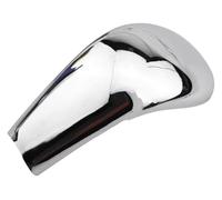 ABHBVGZFZT Pommeau De Levier De Vitesse Pour N&issan Pour X-trail T32 Pour Rogue Pour Qashqai J11 Pour Murano AT Couvercle Pommeau Levier Vitesse Voiture Handball(Glossy Silver)
