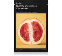 Abib Gummy Sheet Mask Vita Sticker masque tissu éclat avec effets apaisants 27 ml