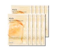 Abib Masque En Tissu Au Ph Acide Doux, Masque Visage Au Glutathiosome Fit Pour Une Peau Éclatante, Glutathion Et Niacinamide, Soin Coréen (10 Feuilles)
