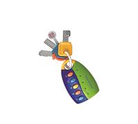 Abibiocy Flash Music Smart Remote Car Key Toue Baby Pretend Play Play Set Touch Téléphone Keys Great Puteal Toy pour s'amuser à Apprendre Bleu