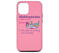 Abibliophobia Définition de Lecture Nerd Book Lovers Geek Girls Coque pour iPhone 12/12 Pro