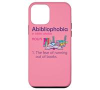 Abibliophobia Définition de Lecture Nerd Book Lovers Geek Girls Coque pour iPhone 12 Mini