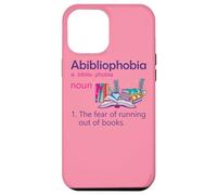 Abibliophobia Définition de Lecture Nerd Book Lovers Geek Girls Coque pour iPhone 12 Pro Max