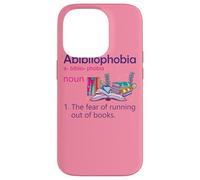 Abibliophobia Définition de Lecture Nerd Book Lovers Geek Girls Coque pour iPhone 14 Pro