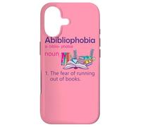 Abibliophobia Définition de Lecture Nerd Book Lovers Geek Girls Coque pour iPhone 17