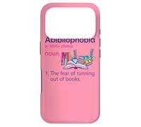 Abibliophobia Définition de Lecture Nerd Book Lovers Geek Girls Coque pour iPhone 17 Pro