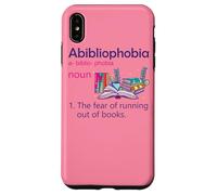 Abibliophobia Définition de Lecture Nerd Book Lovers Geek Girls Coque pour iPhone XS Max