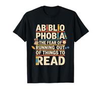 Abibliophobie La peur de manquer de lecture de livres T-Shirt