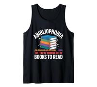 Abibliophobie Peur de manquer de livres à lire Débardeur