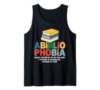 Abibliophobie Peur de manquer de livres pour lire Débardeur