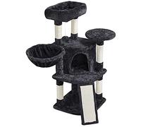 Abician Arbre à Chat Tour pour Chat de 106 cm avec Planche à Gratter Noir