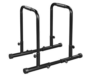 Abician Barres de Dips Ajustable, Barres Parallèles Gym au Domicile, Salle de Sport, Training Station de Musculation pour Tractions, Pompes, Charge Maximale 227kg