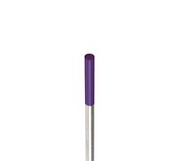 abicor Binzel 700.0308.10 E3 tungstène électrode, diamètre 2,4 mm, longueur : 175 mm, violet (Lot de 10)