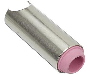 abicor Binzel 701.0129 gaz Buse en céramique avec bouclier en métal, 55 mm de longueur, 12,5 mm, diamètre, n ° 8 Taille (Lot de 10)