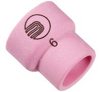 abicor Binzel 701.0470 gaz Buse en céramique pour abitig Grip 24 g et 24 W lampe torche de soudage, version standard, Longueur 16,5 mm, 9,5 mm, diamètre, n ° 6 Taille (Lot de 10)