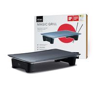 abien MAGIC GRILL - Grill japonais Teppanyaki pour intérieur/extérieur - Température jusqu’à 245 °C - Facile à nettoyer - Revêtement antiadhésif sans PFOA/PFOS
