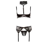 Abierta Fina Ensemble Dessous Taille 75B/S Noir