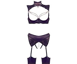 ABIERTA FINA Hebe Set Noir 75B/S