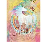 Abigail: Colorful Rainbow Unicorn - 100 Pages 8"X10" Girl's Composition Wide Ruled Notebook