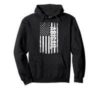 Abigail Nom Personnel Flag American Retro Femmes drôles Sweat à Capuche