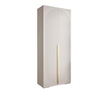 ABIKSMEBLE - Armoire à Portes Battantes - Placard Chambre - Penderie - Armoire de Rangement Chambre Manhattan RYFEL 5-1x Modules - Blanc - 236,7 cm (H) x 100 cm (L) x 47 cm (P)