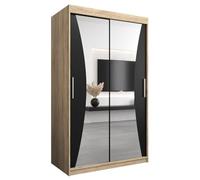 ABIKSMEBLE Armoire Monaco - Dressing Chambre Adulte - Penderie Vetement Dressing - Garde Robe - Armoire 2 Portes - Closet