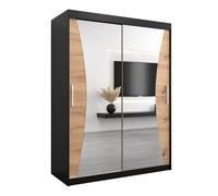 ABIKSMEBLE Armoire Monaco - Dressing Chambre Adulte - Penderie Vetement Dressing - Garde Robe - Closet 2 Portes