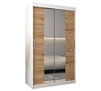 ABIKSMEBLE Armoire Porte coulissante Miroir Tokyo 1 - Armoire Chambre - Dressing Chambre Adulte - Penderie Vetement Dressing - Garde Robe - Placard Chambre - Armoire 2 Portes - Closet